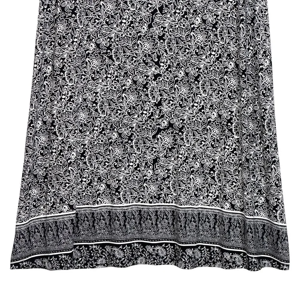 Cynthia Rowley Convertible Floral Maxi Skirt Dress S Boho Casual